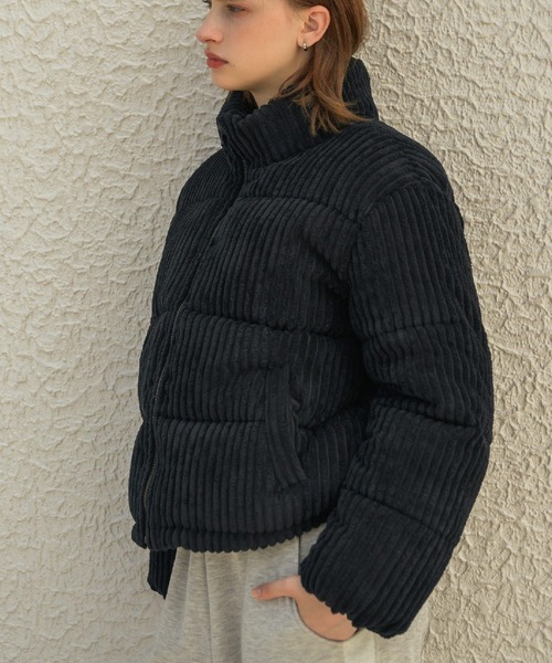 RETRO GIRL（レトロガール）の「【リバイバル】コール中綿BZ（その他アウター・レディース・ブラウン/ナチュラル/ブラック/ライトブルー・FREE）」の2枚目の写真