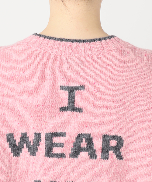 未使用★Spick and Span ロゴインターシャニット Spick & Span（スピックアンドスパン）の「ロゴ インターシャニット