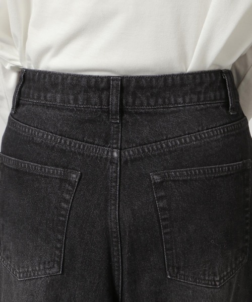 LAKOLE(ラコレ)の「ビジューワイドデニム / 149042(デニムパンツ・レディース・ブラック/ブルー・MEDIUM/SMALL)」の19枚目の写真