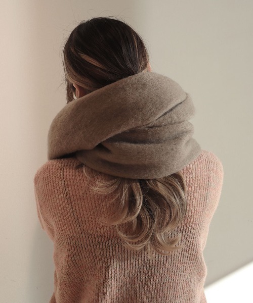 フラッフィーフリンジマフラー／fluffy fringe muffler ストール