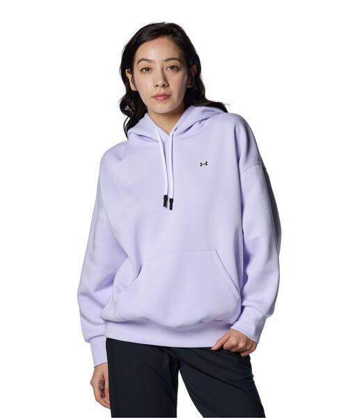 【セール】UAエッセンシャル フリース プルオーバー フーディー（トレーニング/レディース）（スウェット）｜UNDER ARMOUR（アンダーアーマー）