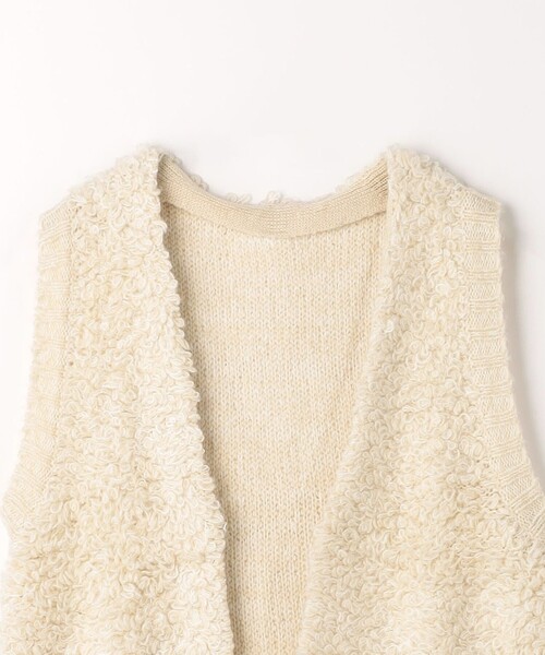 CITEN(シテン)の「<CITEN>ループフリンジベスト(ベスト・レディース・オフホワイト/ブラック/ベージュ・FREE)」の20枚目の写真