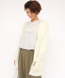 mystic | 【mystic】フェザーロングカーディガン(パーカー)