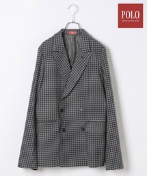 たこやきPOLO BCS（ポロ・ビーシーエス）チェックテーラードジャケット POLO BCS(ポロ・ビーシーエス)】チェックテーラードジャケット