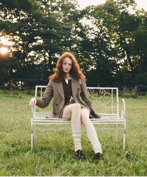 Heather(ヘザー)の「【POLO BCS(ポロ・ビーシーエス)】オーバーテーラードジャケット 146928(テーラードジャケット・レディース・グレー系その他/ベージュ系その他/ベージュ/グレー/ブラウン系/グレー系・FREE)」の9枚目の写真