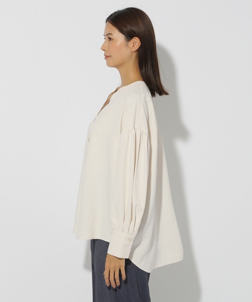 セール】アイロンいらずVネックシャツ/147972（シャツ/ブラウス