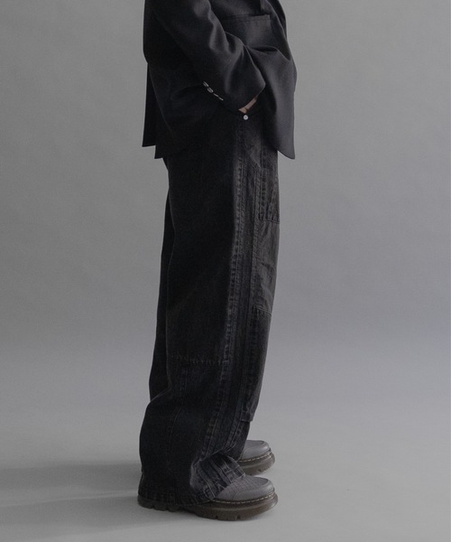 PHILTHEORY（フィルセオリー）の「Military denim pants/ミリタリーデニムパンツ（Tシャツ/カットソー・メンズ・ブラック系その他/ブラック・3/2/1）」の22枚目の写真