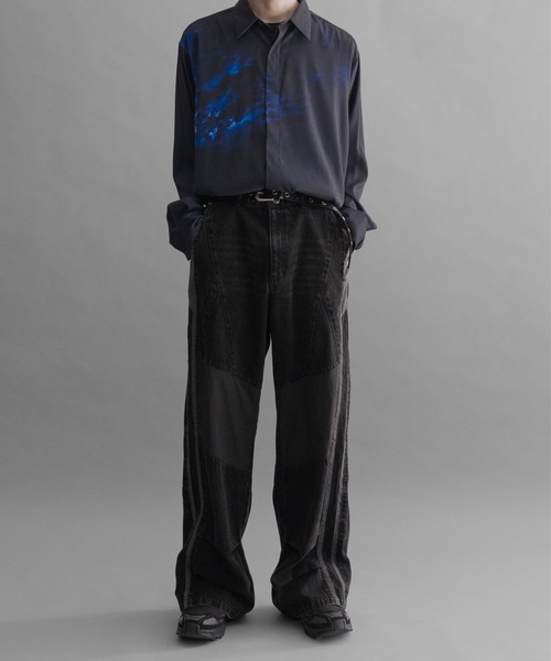 PHILTHEORY（フィルセオリー）の「Military denim pants/ミリタリーデニムパンツ（Tシャツ/カットソー・メンズ・ブラック系その他/ブラック・3/2/1）」の5枚目の写真