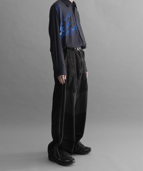 PHILTHEORY（フィルセオリー）の「Military denim pants/ミリタリーデニムパンツ（Tシャツ/カットソー・メンズ・ブラック系その他/ブラック・3/2/1）」の6枚目の写真