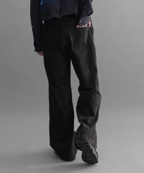 PHILTHEORY（フィルセオリー）の「Military denim pants/ミリタリーデニムパンツ（Tシャツ/カットソー・メンズ・ブラック系その他/ブラック・3/2/1）」の4枚目の写真