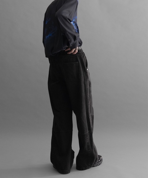 PHILTHEORY（フィルセオリー）の「Military denim pants/ミリタリーデニムパンツ（Tシャツ/カットソー・メンズ・ブラック系その他/ブラック・3/2/1）」の7枚目の写真