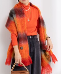 MANTAS EZCARAY | 【MANTAS EZCARAY/マンタス エスカライ】MOHAIR TARTAN/モヘヤチェックマフラー(マフラー)