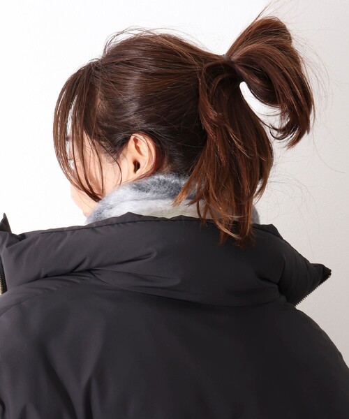 MANTAS EZCARAY（マンタスエスカライ）の「【MANTAS EZCARAY/マンタス エスカライ】MOHAIR TARTAN/モヘヤチェックマフラー（マフラー・レディース・オレンジ系その他/グレー系その他・FREE）」の13枚目の写真