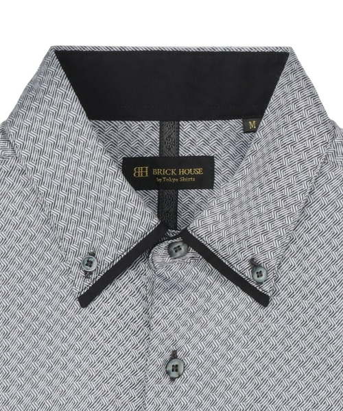 デザインカジュアル長袖シャツ ボタンダウン（ポロシャツ）｜TOKYO SHIRTS（トウキョウシャツ）