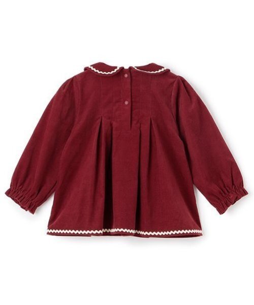petit main（プティマイン）の「【リンク】シャコールブラウス(キッズ)（シャツ/ブラウス・キッズ・アイボリー/レッド/ネイビー・80ｃｍ/90cm/100cm/110cm/120cm/130cm）」の8枚目の写真