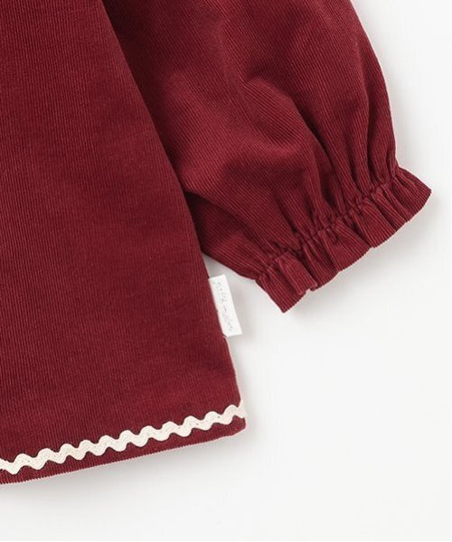 petit main（プティマイン）の「【リンク】シャコールブラウス(キッズ)（シャツ/ブラウス・キッズ・アイボリー/レッド/ネイビー・80ｃｍ/90cm/100cm/110cm/120cm/130cm）」の5枚目の写真