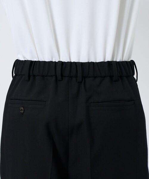 markaware(マーカウェア)の「DOUBLE PLEATED TROUSERS(スラックス・メンズ・ブラック・3/2/1)」の6枚目の写真