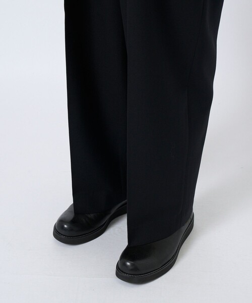 markaware(マーカウェア)の「DOUBLE PLEATED TROUSERS(スラックス・メンズ・ブラック・3/2/1)」の9枚目の写真