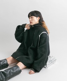 KBF | ハイネックシャギーコート(その他アウター)