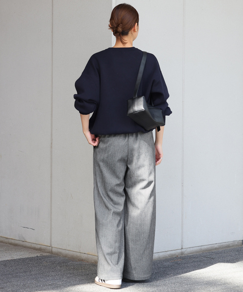 JOURNAL STANDARD relume(ジャーナルスタンダード レリューム)の「起毛アソートイージーパンツ(スラックス・レディース・ブラックミックス/ブラック系その他/チャコールグレー・36/38)」の20枚目の写真