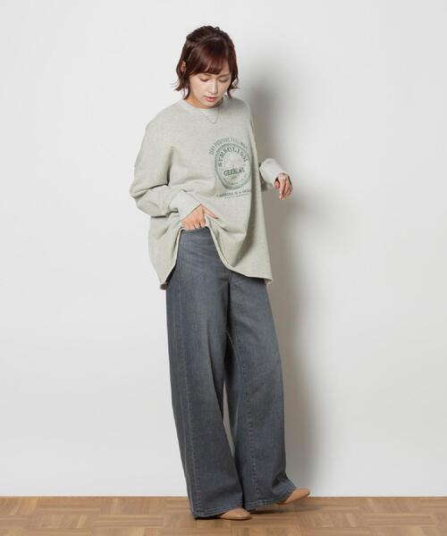 SOMETHING(サムシング)の「SOMETHING(サムシング)【レディース】ガーベラロゴスウェット(スウェット・レディース・グレー・フリー)」の22枚目の写真