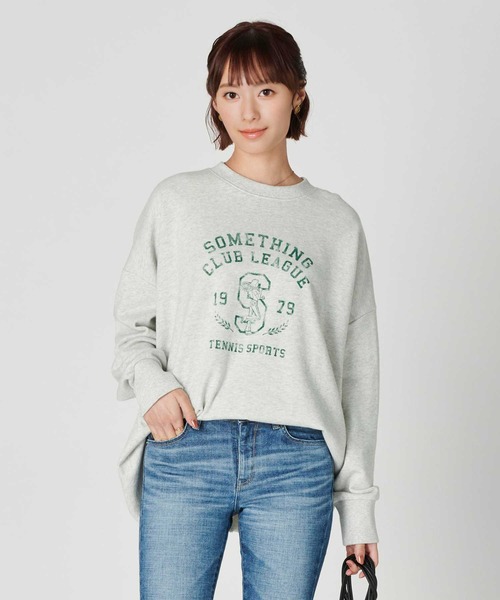 SOMETHING(サムシング)の「SOMETHING(サムシング)【レディース】ガーベラロゴスウェット(スウェット・レディース・グレー・フリー)」の12枚目の写真