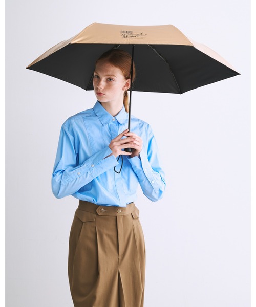Traditional Weatherwear（トラディショナルウェザーウェア）の「LIGHT WEIGHT UMBRELLA（折りたたみ傘・レディース・シルバー/ゴールド・F）」の8枚目の写真