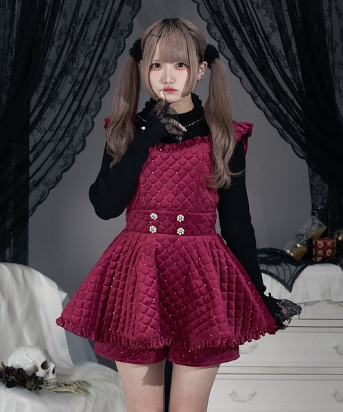 Pal elfy(パルエルフィー)の「おすましハイネックリブニット(ニット/セーター・レディース・ボルドー/オフホワイト/ブラック・フリー)」の5枚目の写真