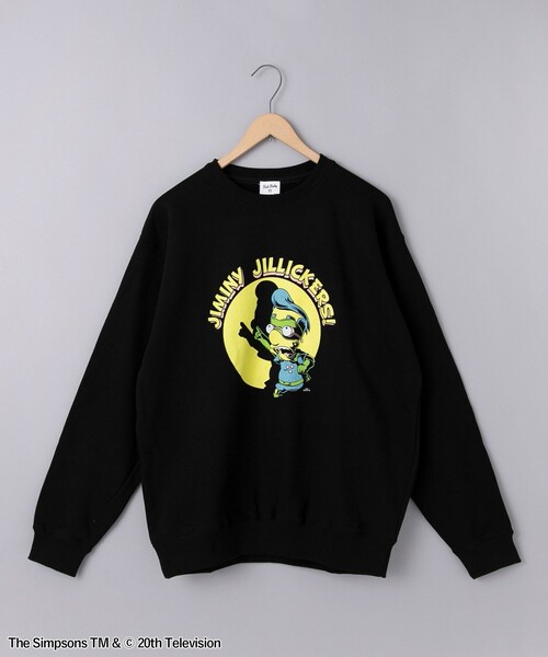 coen(コーエン)の「THE SIMPSONS / ROCK STANLEY(ロックスタンレー)別注スウェット(スウェット・メンズ・ダークグリーン/ブラック/ホワイト・L/XL/M)」の5枚目の写真
