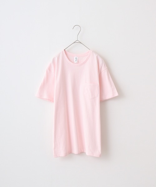 TRUSS（トラス）の「TRUSS ﾎﾟｹｯﾄTｼｬﾂ（Tシャツ/カットソー・メンズ・ネイビー/レッド/ホワイト/スカイブルー/ブラック/ピンク/イエロー/ヘザーグレー・S/L/M）」の7枚目の写真