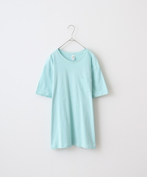 TRUSS（トラス）の「TRUSS ﾎﾟｹｯﾄTｼｬﾂ（Tシャツ/カットソー・メンズ・ネイビー/レッド/ホワイト/スカイブルー/ブラック/ピンク/イエロー/ヘザーグレー・S/L/M）」の5枚目の写真