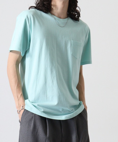 TRUSS（トラス）の「TRUSS ﾎﾟｹｯﾄTｼｬﾂ（Tシャツ/カットソー・メンズ・ネイビー/レッド/ホワイト/スカイブルー/ブラック/ピンク/イエロー/ヘザーグレー・S/L/M）」の21枚目の写真