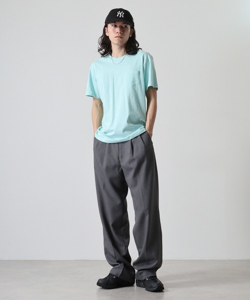 TRUSS（トラス）の「TRUSS ﾎﾟｹｯﾄTｼｬﾂ（Tシャツ/カットソー・メンズ・ネイビー/レッド/ホワイト/スカイブルー/ブラック/ピンク/イエロー/ヘザーグレー・S/L/M）」の22枚目の写真