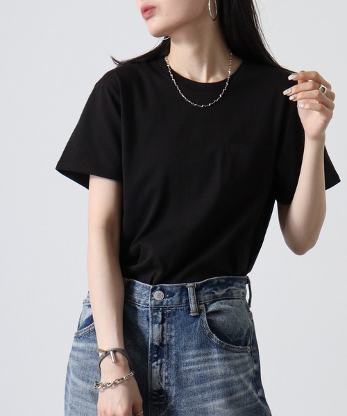 TRUSS（トラス）の「TRUSS ﾎﾟｹｯﾄTｼｬﾂ（Tシャツ/カットソー・メンズ・ネイビー/レッド/ホワイト/スカイブルー/ブラック/ピンク/イエロー/ヘザーグレー・S/L/M）」の13枚目の写真