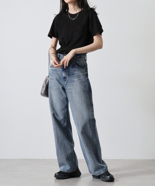 TRUSS（トラス）の「TRUSS ﾎﾟｹｯﾄTｼｬﾂ（Tシャツ/カットソー・メンズ・ネイビー/レッド/ホワイト/スカイブルー/ブラック/ピンク/イエロー/ヘザーグレー・S/L/M）」の15枚目の写真