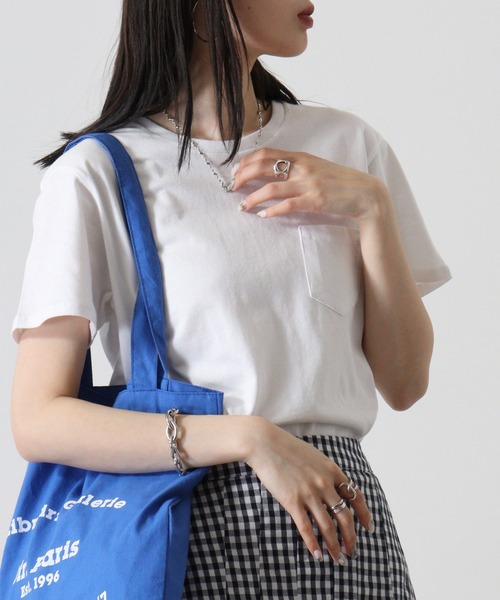 TRUSS（トラス）の「TRUSS ﾎﾟｹｯﾄTｼｬﾂ（Tシャツ/カットソー・メンズ・ネイビー/レッド/ホワイト/スカイブルー/ブラック/ピンク/イエロー/ヘザーグレー・S/L/M）」の10枚目の写真