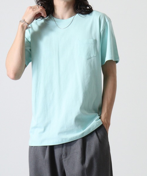 TRUSS（トラス）の「TRUSS ﾎﾟｹｯﾄTｼｬﾂ（Tシャツ/カットソー・メンズ・ネイビー/レッド/ホワイト/スカイブルー/ブラック/ピンク/イエロー/ヘザーグレー・S/L/M）」の20枚目の写真