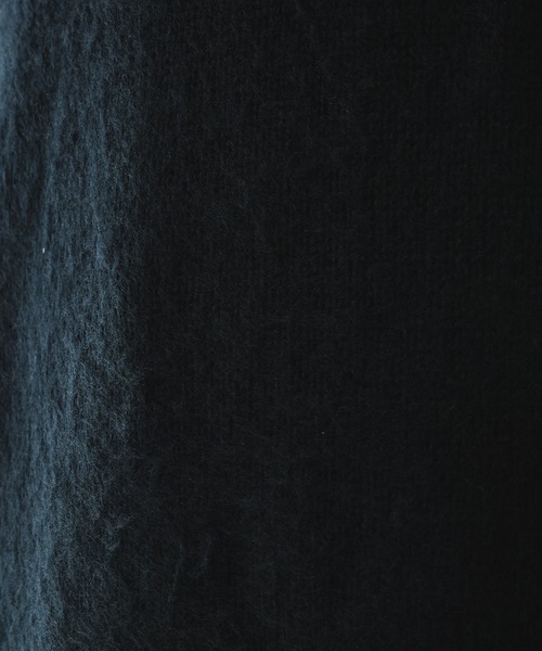 Adoon plain（アドーンプレーン）の「EMBROIDERY LOGO SHAGGY KNIT PULLOVER 刺繍ロゴシャギーニットプルオーバー（ニット/セーター・メンズ・ブルー/ブラック/カーキ・LARGE/MEDIUM）」の13枚目の写真