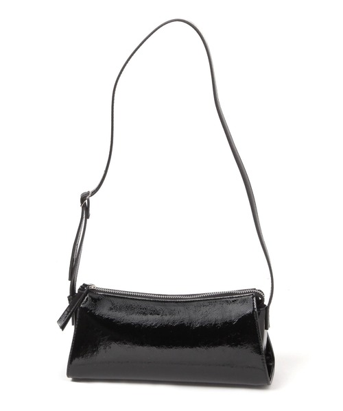 LEPSIM（レプシィム）の「エナメルミニショルダー　241858（ショルダーバッグ・レディース・アイボリー/ブラック・ONE SIZE）」の5枚目の写真