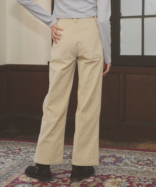 GIUNON（ジウノン）の「standard corduroy pants / スタンダードコーデュロイパンツ（その他パンツ・レディース・ブラック/ベージュ・0/1）」の18枚目の写真