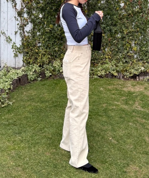 GIUNON（ジウノン）の「standard corduroy pants / スタンダードコーデュロイパンツ（その他パンツ・レディース・ブラック/ベージュ・0/1）」の11枚目の写真