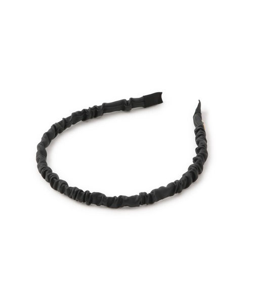 ADAM ET ROPE'(アダムエロペ)の「ギャザーカチューシャ(カチューシャ・レディース・ブラック・FREE)」の5枚目の写真