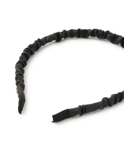 ADAM ET ROPE'(アダムエロペ)の「ギャザーカチューシャ(カチューシャ・レディース・ブラック・FREE)」の9枚目の写真