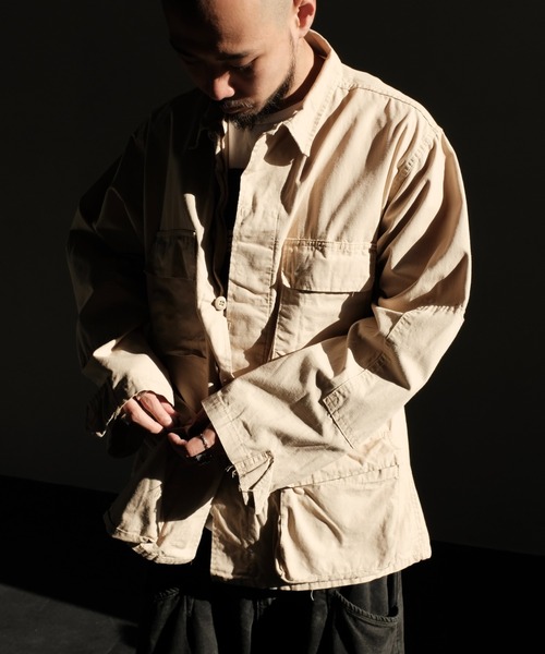 MILITARY（ミリタリー）の「U.S MILITARY / BDU FATIGUE JACKET COTTON RIP-STOP COMMERCIAL MODEL（ミリタリージャケット・メンズ・カーキ/ブラック/オリーブ・LARGE/MEDIUM/X-LARGE）」の14枚目の写真