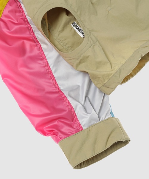 ANREALAGE(アンリアレイジ)の「WINDBREAKER PANEL BLOUSON(ブルゾン・メンズ・ベージュ系その他/ブラック・46/48)」の15枚目の写真