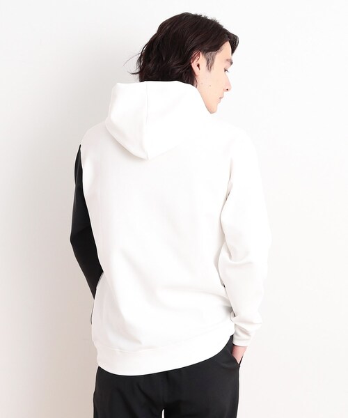 THE SHOP TK （ザ ショップ ティーケー ）の「異素材ブロッキングダンボールパーカ（パーカー・メンズ・ネイビー系4/ホワイト系7/ベージュ系その他7・02/03/04）」の7枚目の写真