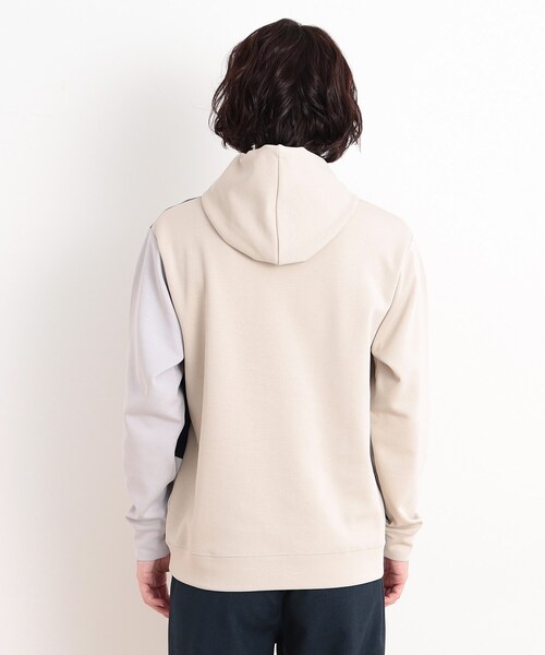 THE SHOP TK （ザ ショップ ティーケー ）の「異素材ブロッキングダンボールパーカ（パーカー・メンズ・ネイビー系4/ホワイト系7/ベージュ系その他7・02/03/04）」の20枚目の写真