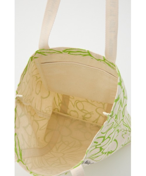 RODEO CROWNS WIDE BOWL(ロデオクラウンズワイドボウル)の「SOUVENIR TOTE(トートバッグ・レディース・ライム/ブルー系その他3/ブラック系その他・FREE)」の8枚目の写真