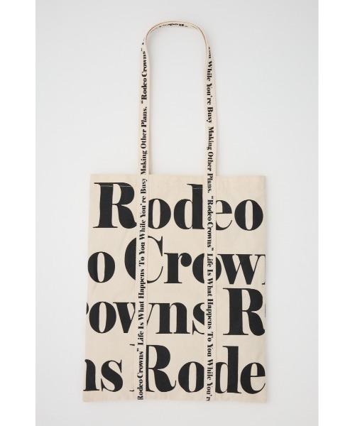 RODEO CROWNS WIDE BOWL(ロデオクラウンズワイドボウル)の「SOUVENIR TOTE(トートバッグ・レディース・ライム/ブルー系その他3/ブラック系その他・FREE)」の9枚目の写真