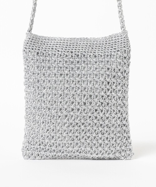 B:MING by BEAMS(ビーミングバイビームス)の「フィルム編み ショルダー バッグ(ショルダーバッグ・レディース・シルバー/ブルー/ゴールド・ONE SIZE)」の5枚目の写真